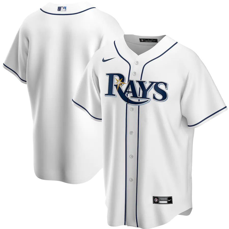 Mens Tampa Bay Rays Nike White Home Replica Team MLB Jerseys->pittsburgh pirates->MLB Jersey